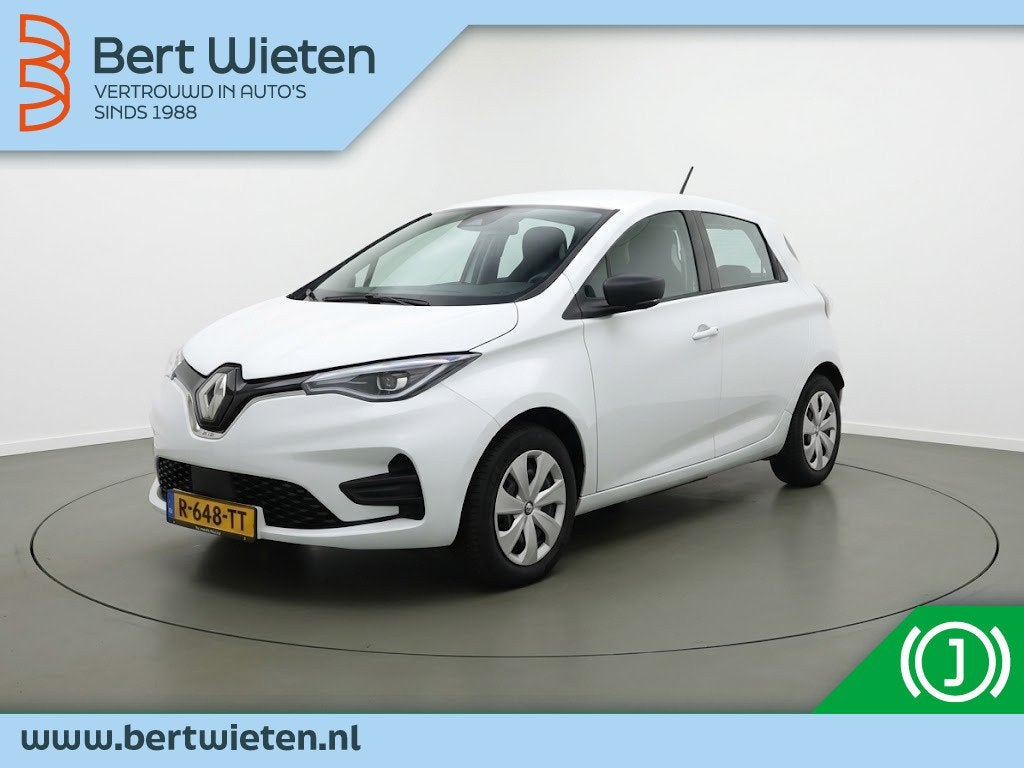 Renault ZOE R110 Life 52 | Koop accu | Eigen Accu | SOH 95%, Automaat, Dealer onderhouden, Gebruikt, Wit
