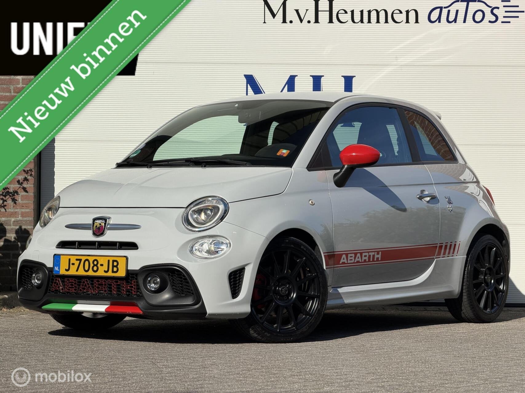 Fiat 500 1.4 T-Jet Abarth 595 Sportuitlaat Sterrenhemel Groo, Auto's, Voorwielaandrijving, 145 pk, 4 cilinders, 1010 kg