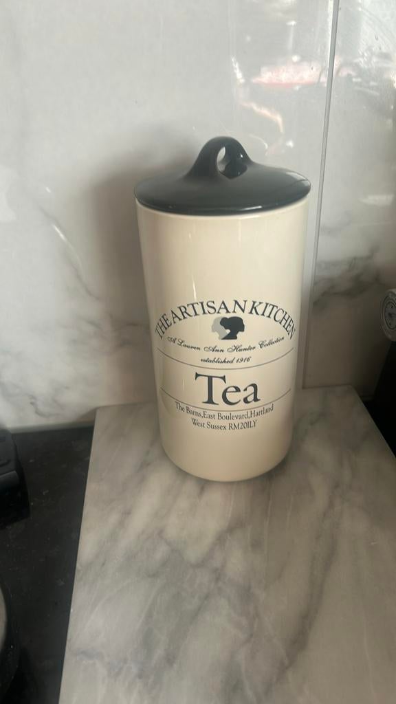 The Artisan Kitchen/Voorraadpot 'Tea', Ophalen of Verzenden, Zo goed als nieuw, Voorraadpot, Steen/keramiek