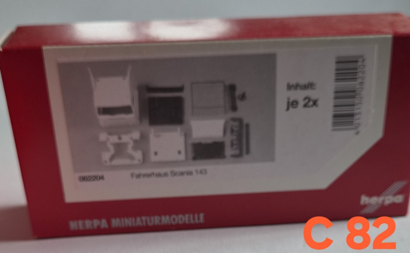 herpa teile  service 2x Scania 143 cabine, Ophalen of Verzenden, Bus of Vrachtwagen, Herpa