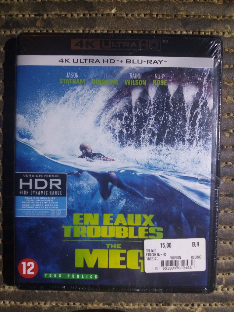 The Meg/4K Ultra HD + Blu-ray (Sealed), Inclusief boekje, Film, Spaans, Ophalen of Verzenden