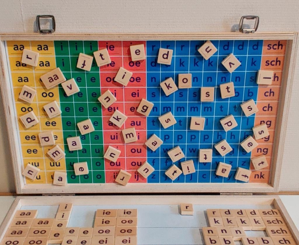 Alles moet weg!! Malmberg I Magnetische letterdoos I Lijn 3, Kinderen en Baby's, Speelgoed | Educatief en Creatief, Ophalen, Gebruikt