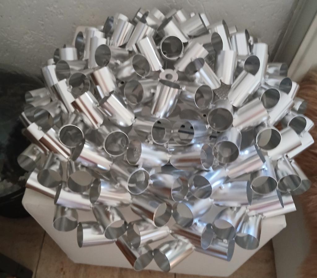 Willemse Design Plafondlamp - Modern Aluminium Design, Ophalen of Verzenden, Gebruikt, Metaal, Modern, Design, Industrieel
