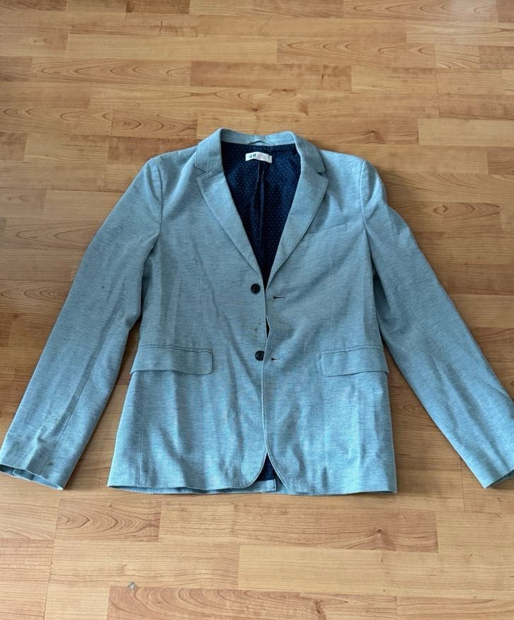 H&M Colbert - Grijs - Maat 170 (14Y+), Ophalen of Verzenden, Gedragen, Overige maten, Grijs