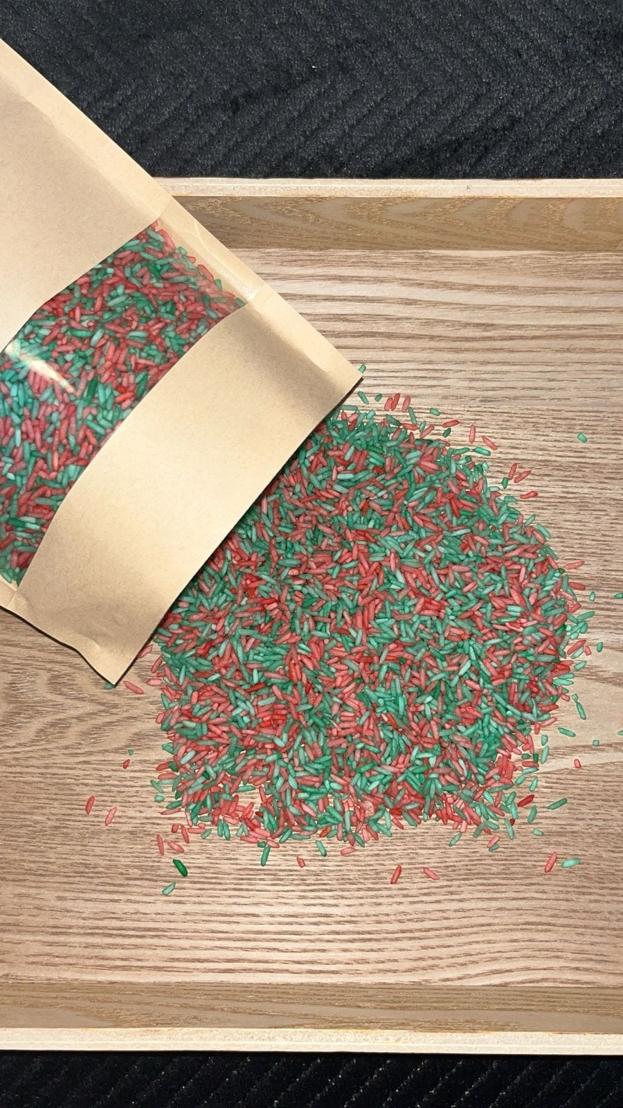 Speelrijst groen rood - Sensorisch speelgoed, Hoogersmilde Beilervaart 1, Ophalen of Verzenden, Info@sensoplay.nl, Ontdekken