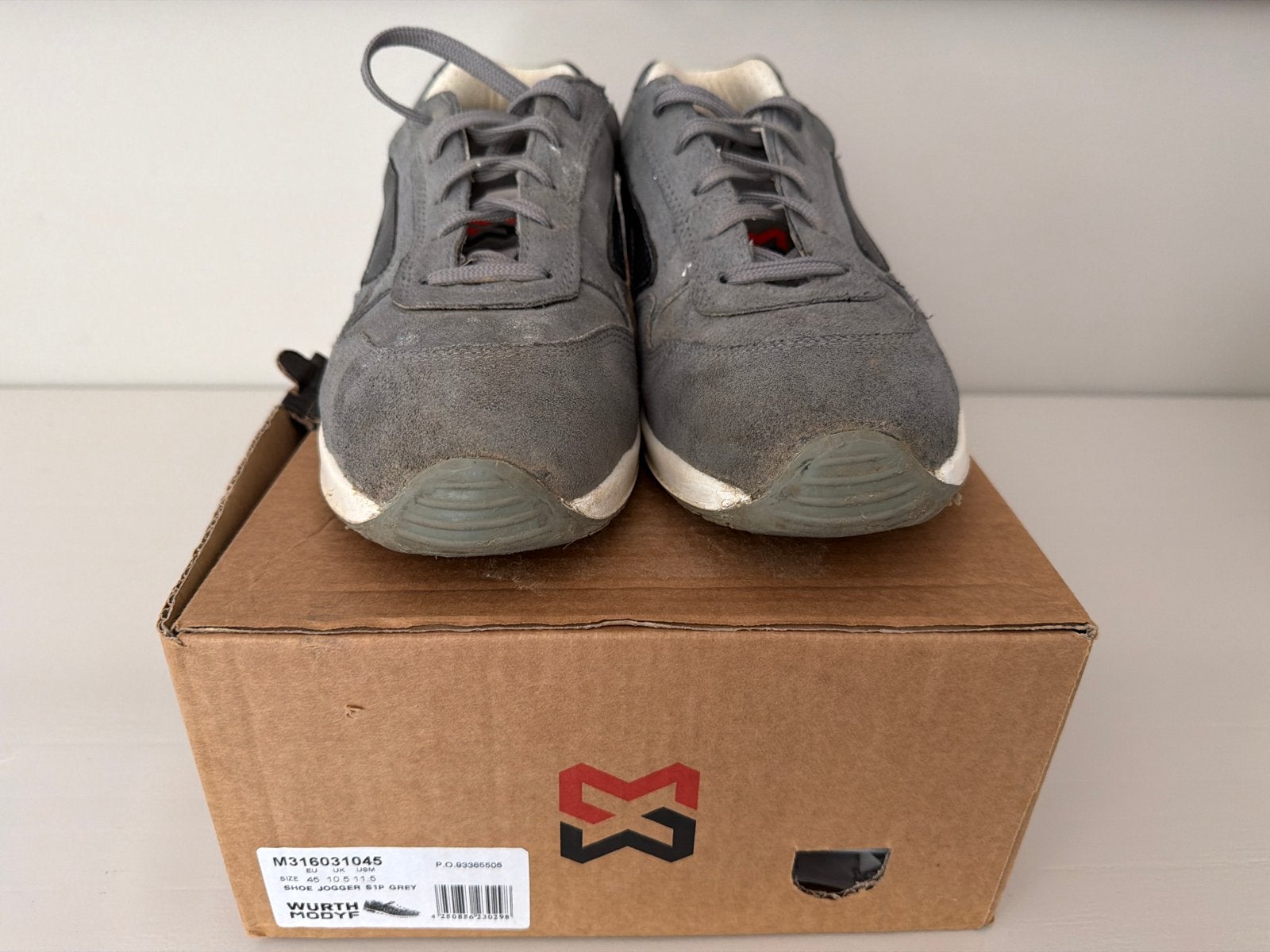 Werkschoenen 45 stalen neus - WURTH MODYF, Tuin en Terras, Werkkleding, Gebruikt, Heren, Schoenen, Ophalen