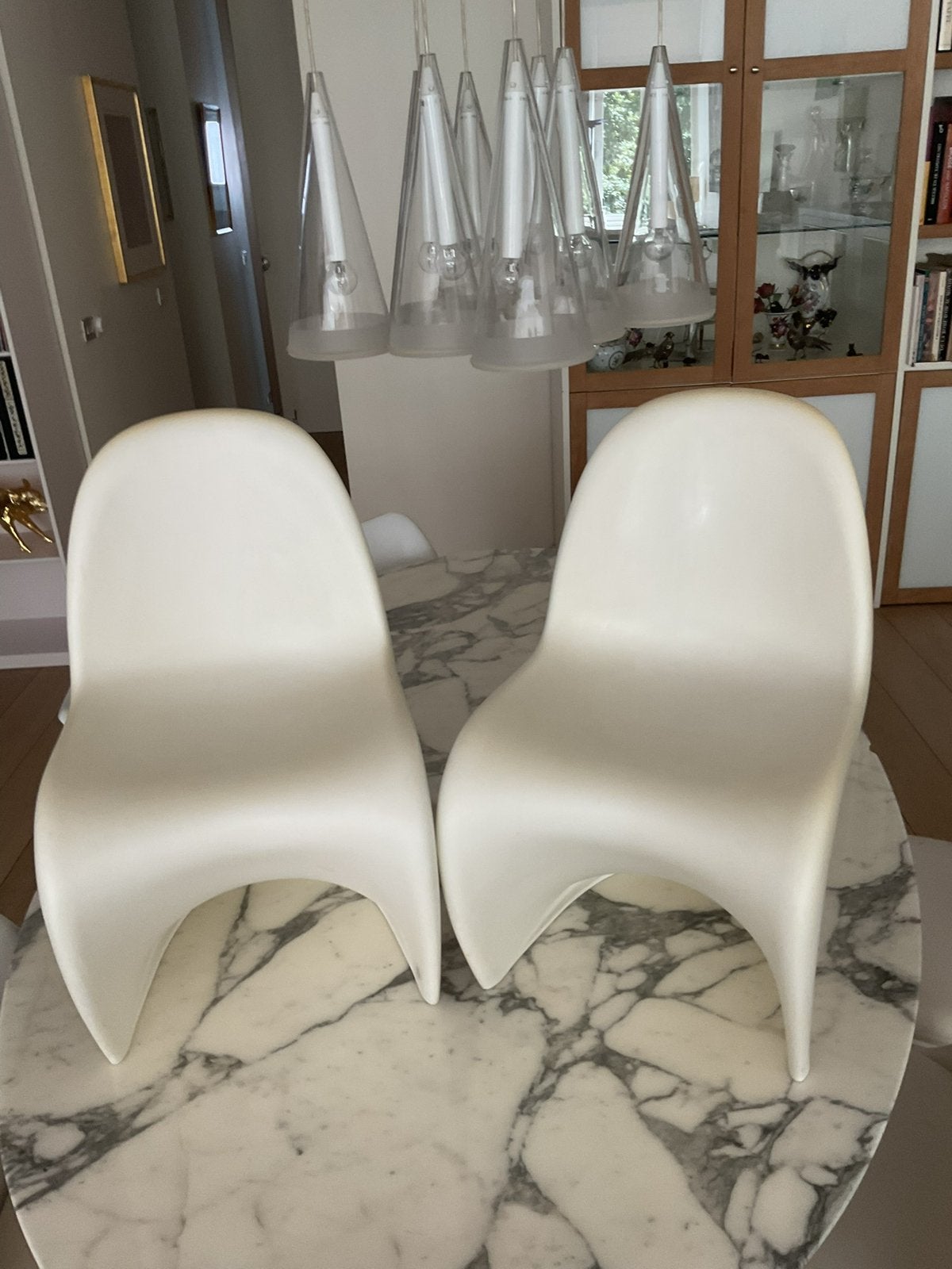 VITRA PANTON junior classic, Huis en Inrichting, Stoelen, Ophalen, Kunststof, Gebruikt, Twee