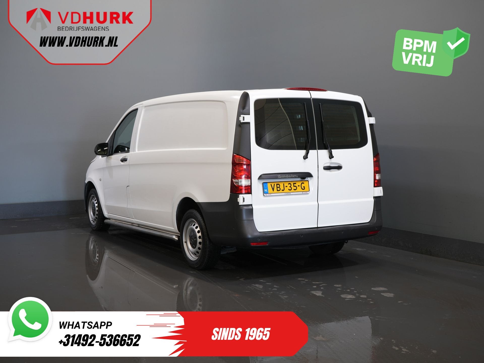 Mercedes-Benz Vito 114 CDI Aut. L2 NL Auto/ Cruise/ Navi/ Ca, Automaat, Gebruikt, Euro 6, 4 cilinders