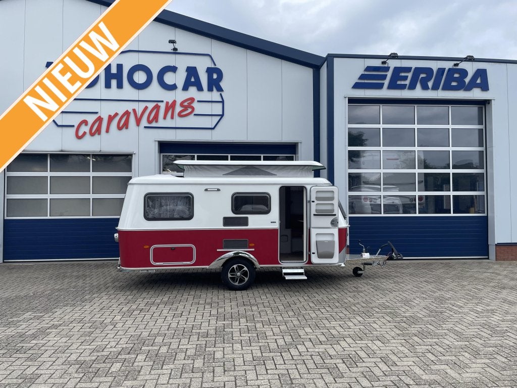 Eriba Touring 542 Tango Red Editie, Caravans en Kamperen, Caravans, Overige typen, Standaardzit, Bedrijf, Tot en met 3