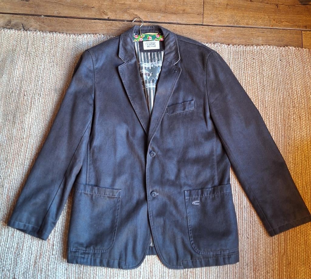 Camel Active Heren Blazer - Maat L, Kleding | Heren, Kostuums en Colberts, Maat 52/54 (L), Bruin, Ophalen of Verzenden, Gedragen