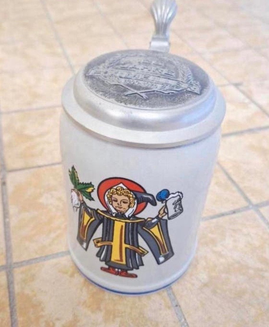 Duitse Bierpul / Mailler Kipper 125 Jaar Uitgave / Rein Zinn, Ophalen of Verzenden, Gebruikt, Pul(len), Overige merken