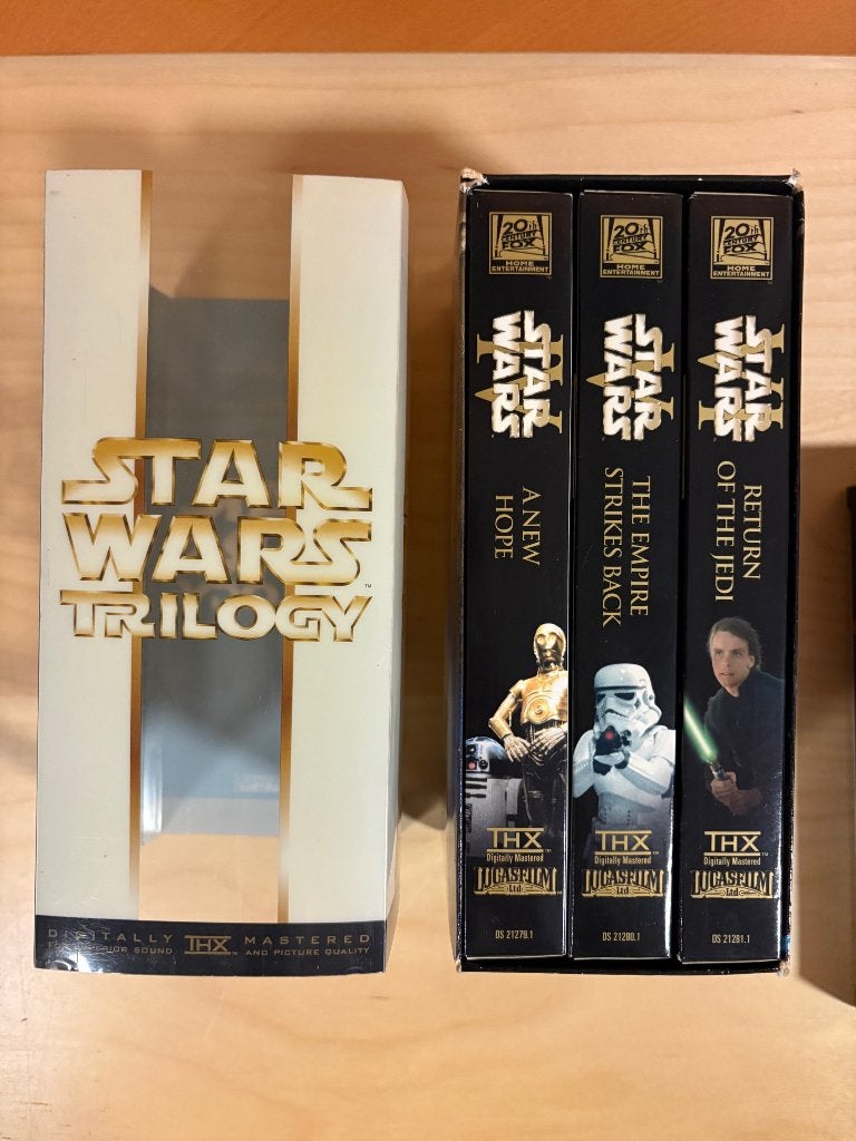 Star Wars Trilogy - 3x VHS Luxe Box - Lucasfilm THX (NL), Verzamelen, Ophalen of Verzenden, Gebruikt, Overige typen