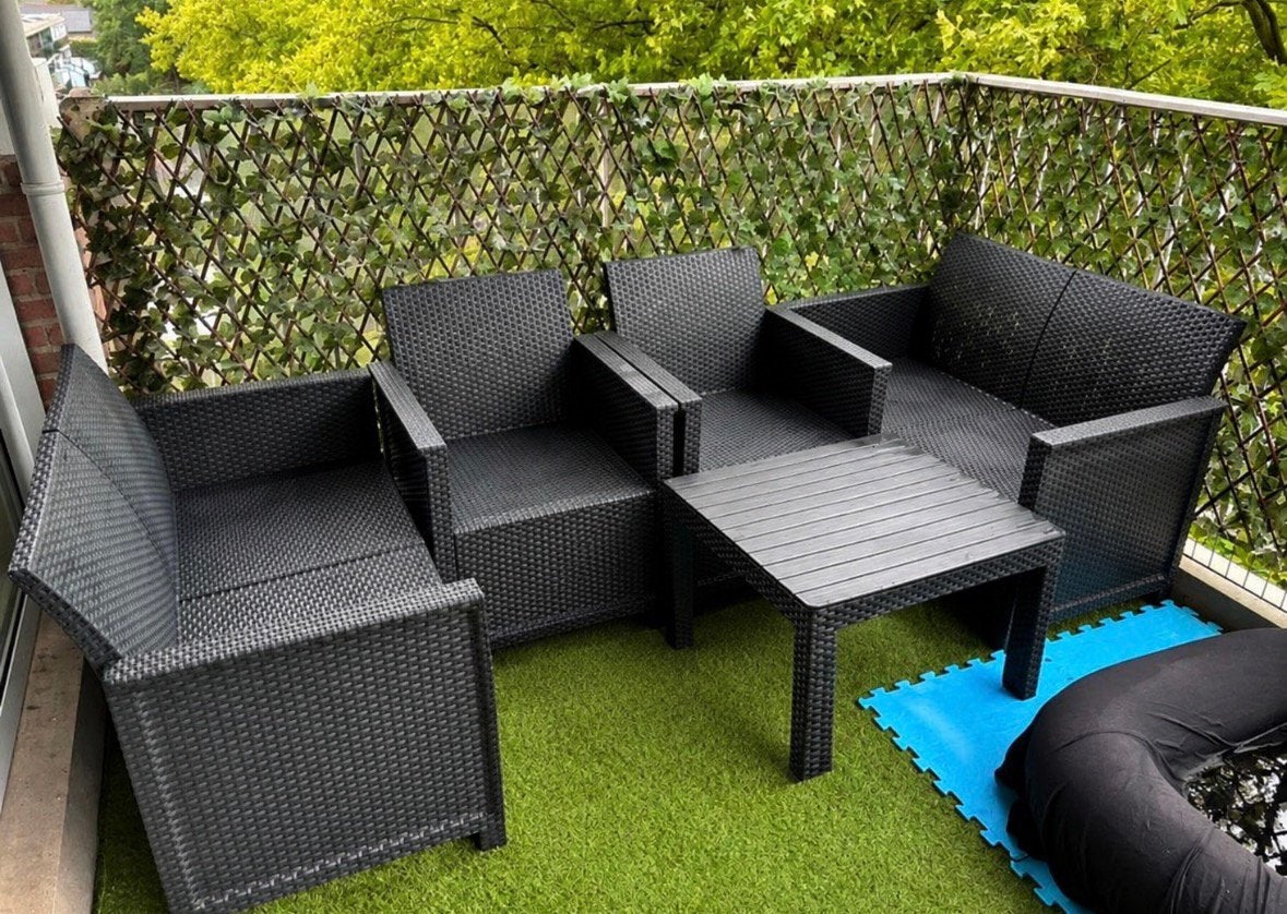 Keter Emma tuinset/loungeset, Ophalen, Gebruikt, Kunststof
