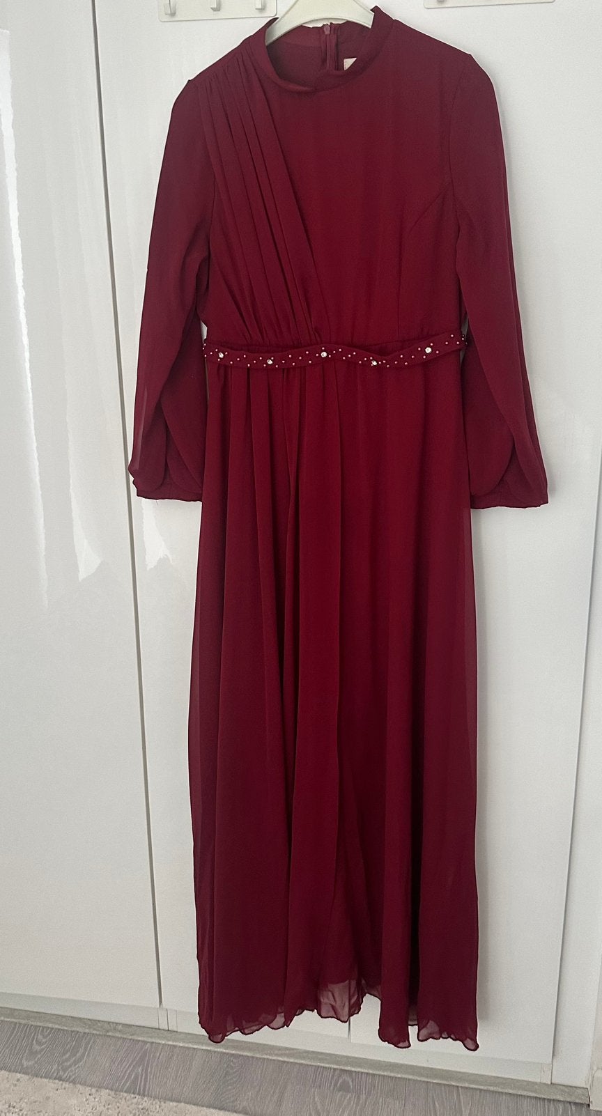 Abiye / Abaya / Feestjurk / Galajurk maat 44, Galajurk, Maat 42/44 (L), Ophalen of Verzenden, Zo goed als nieuw