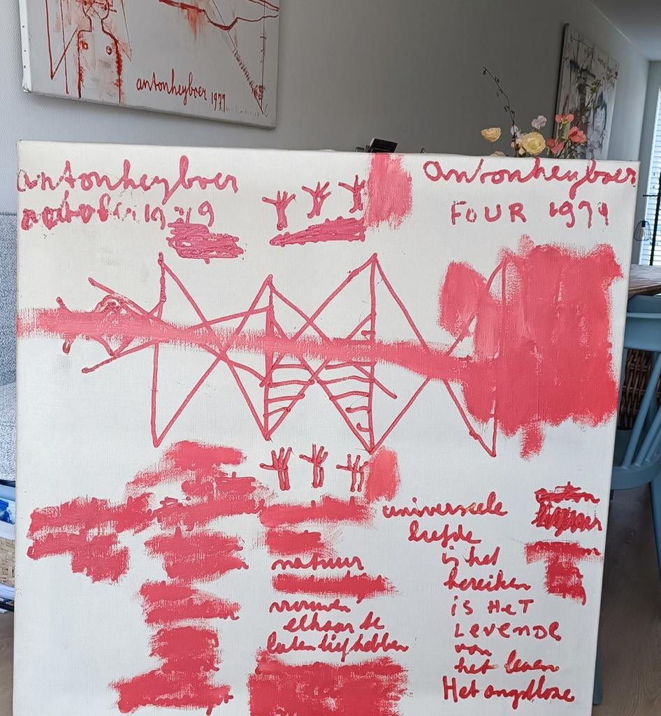 Anton Heyboer 1979, Antiek en Kunst, Kunst | Schilderijen | Abstract, Ophalen