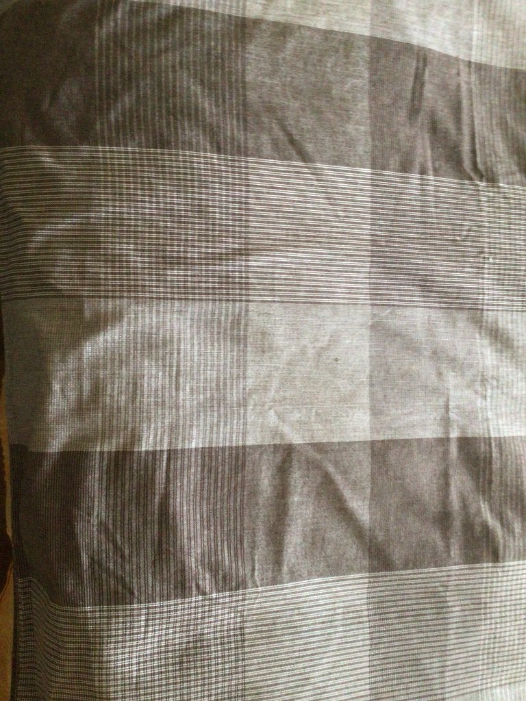 Tafellaken, tafelkleed, bruin geblokt, 130x200cm, Gebruikt, 100 tot 150 cm, Bruin, Ophalen of Verzenden