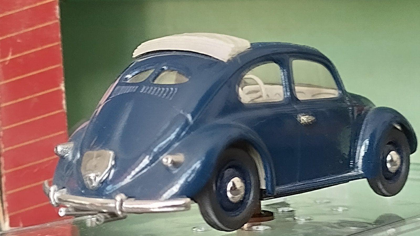 Volkswagen VW bril kever 1949 1:43 Vitesse Pol, Overige merken, Auto, ., Ophalen of Verzenden