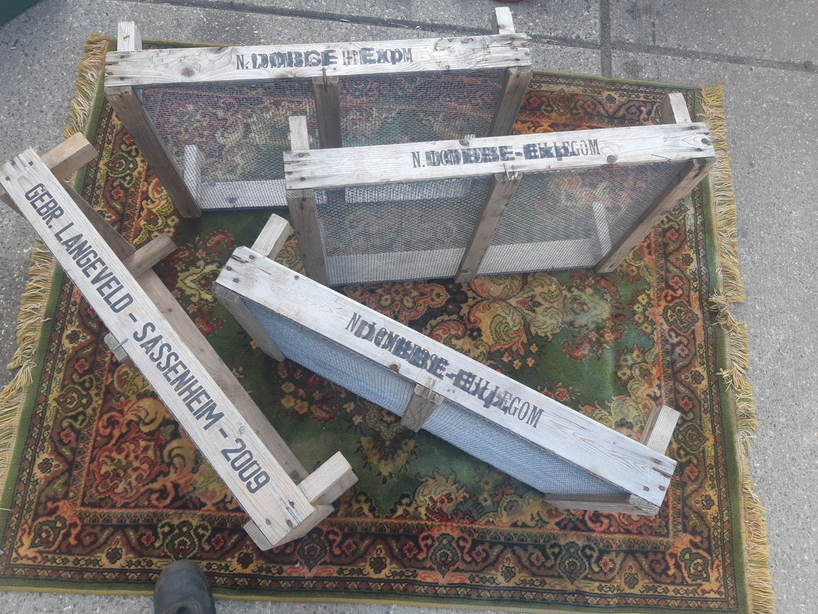 4 LEUKE UITZIENDE HOUTEN GAASBAKKEN 19.95 EURO IN 1 KEER, Ophalen