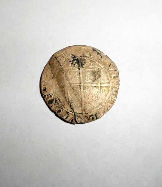Munt Sixpence 1592 Engeland zilver, Verzenden, Overige landen, Losse munt, Zilver