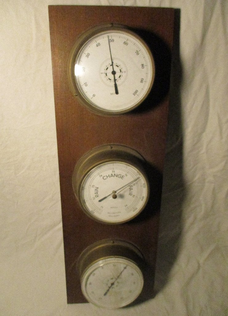 weerstation barometer ed. van koper, Ophalen of Verzenden