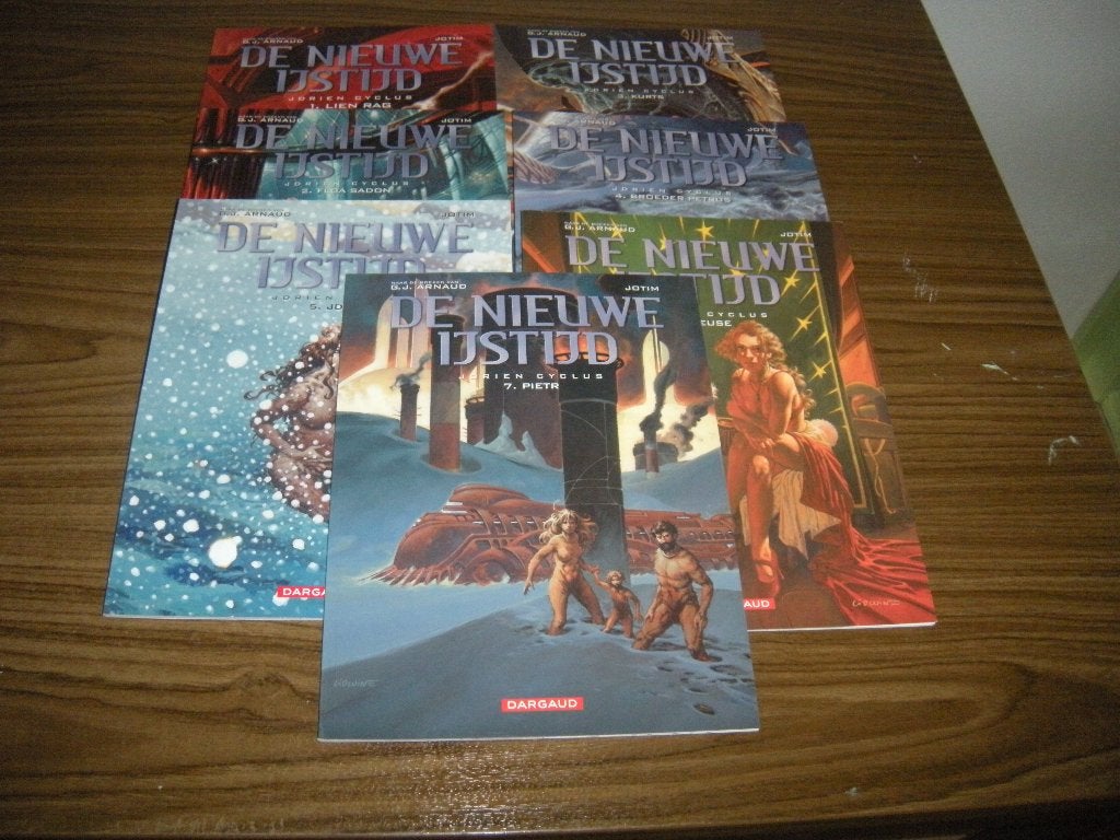 De nieuwe ijstijd 7 delen SC, Boeken, Complete serie of reeks, Ophalen of Verzenden, Zo goed als nieuw