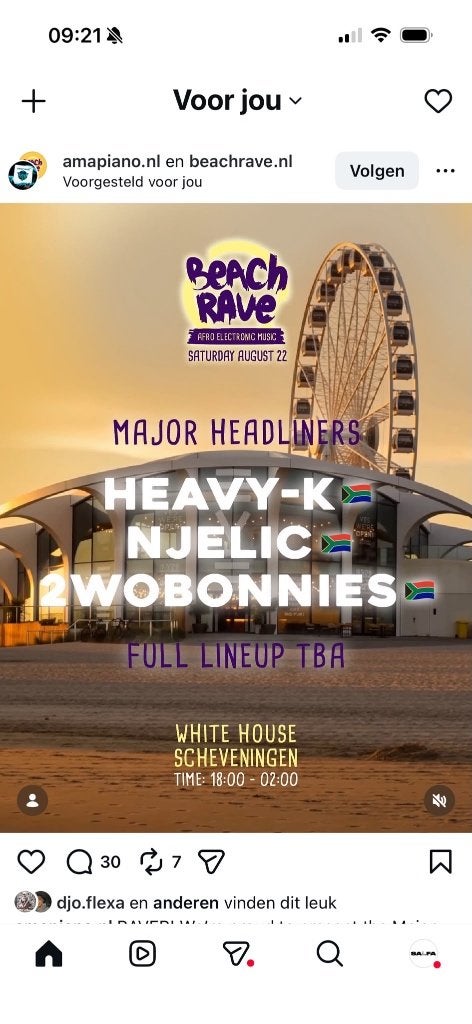 1x Beach Rave Scheveningen white house, Tickets en Kaartjes, Eén persoon