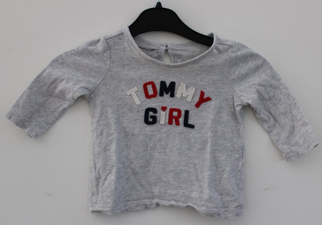 Longsleeve van Tommy Hilfiger 3-6m, Kinderen en Baby's, Babykleding | Maat 62, Gebruikt, Meisje, Ophalen of Verzenden, Tommy Hilfiger