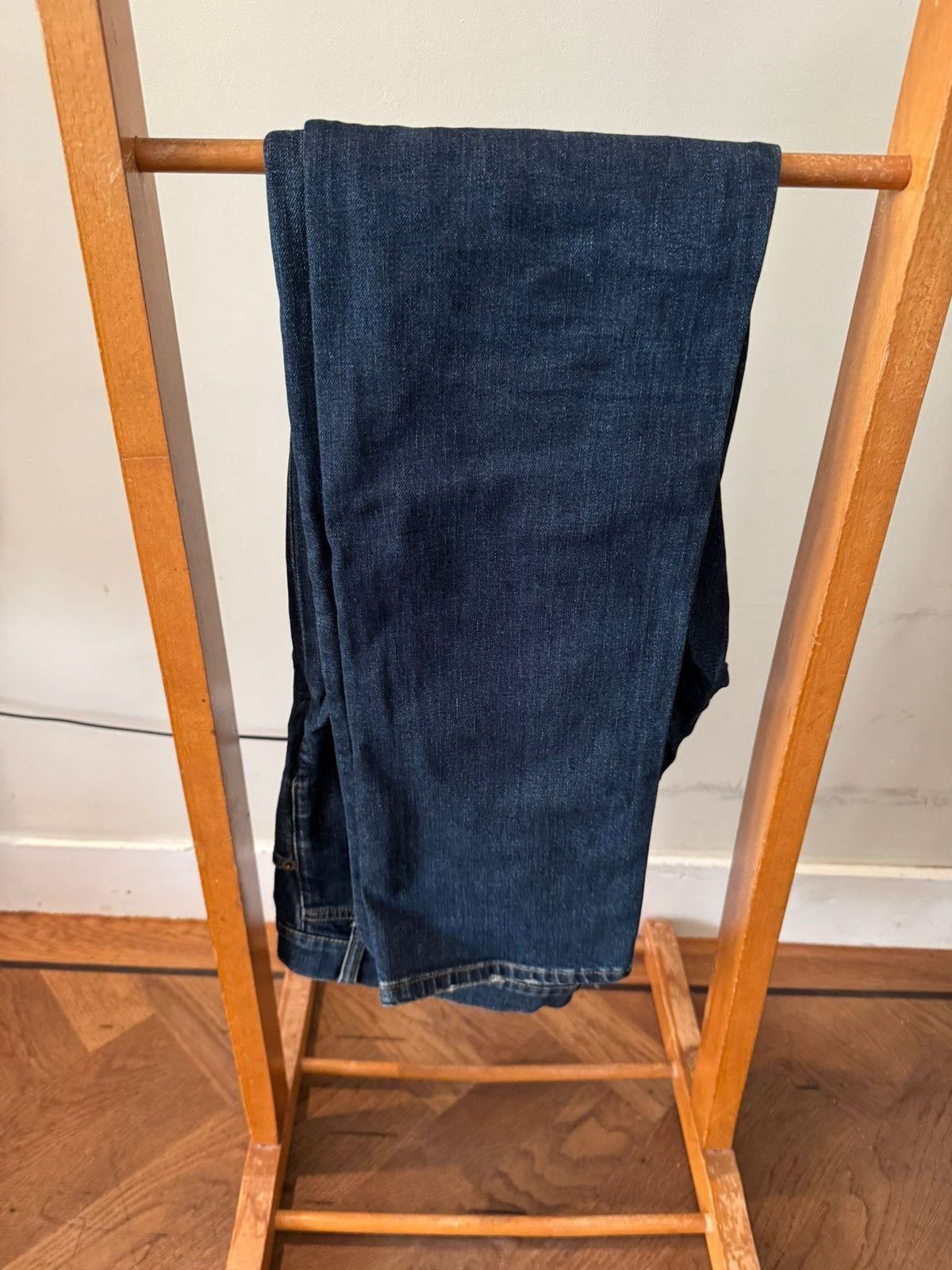 Heren broek Saint Laurent maat L, Ophalen of Verzenden, Zo goed als nieuw, Blauw, W36 - W38 (confectie 52/54)