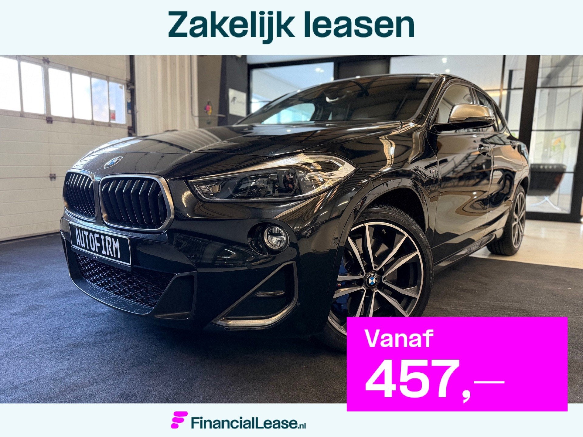 BMW X2 M35i 306 PK Steptronic automaat Navigatie Trekhaak LE, Automaat, 1998 cc, X2, Zwart