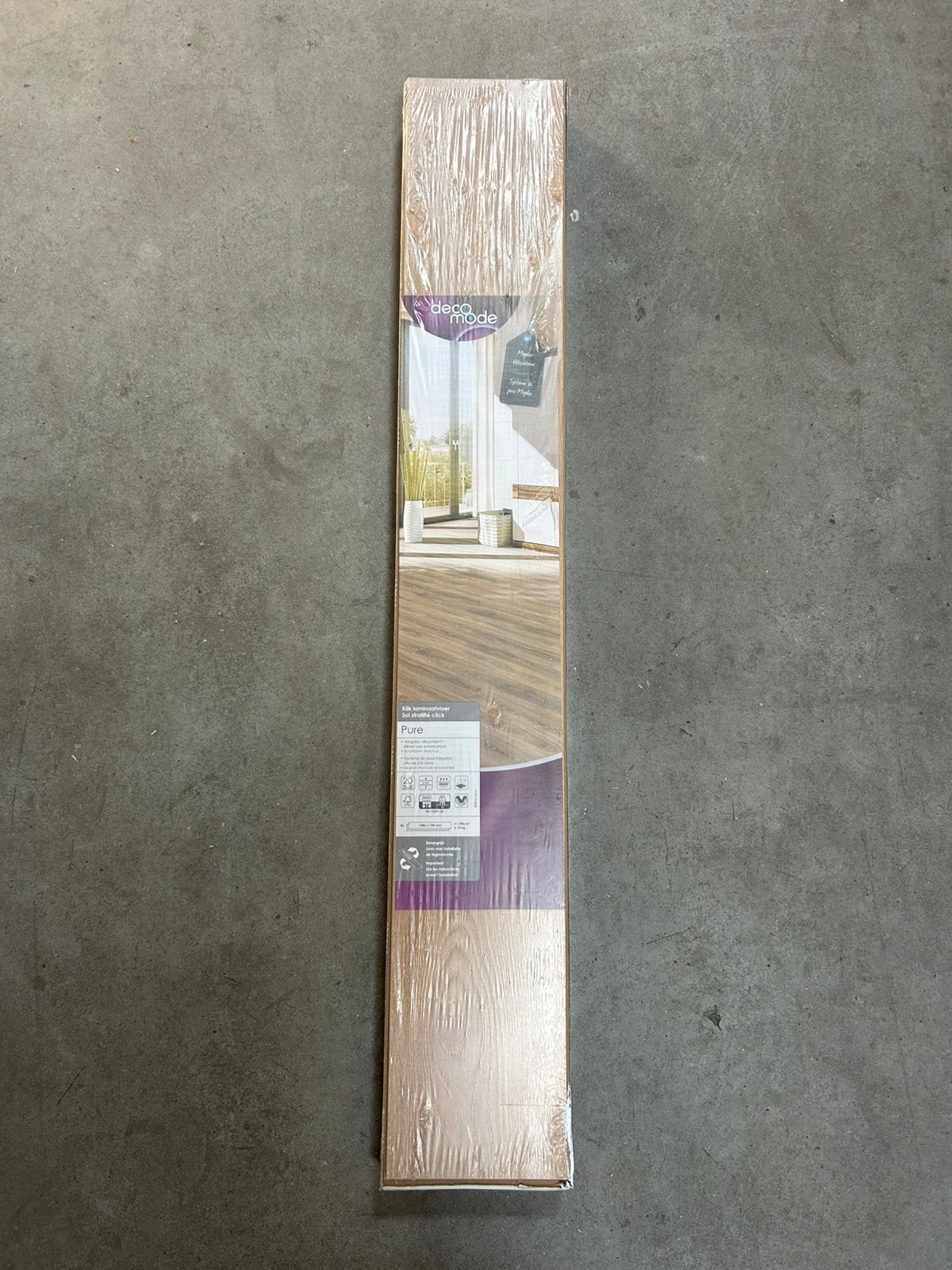 Laminaat eiken, Decomode Pure, nieuw, ruim 10m2, Ophalen, Eiken, klassiek, Beige, Nieuw