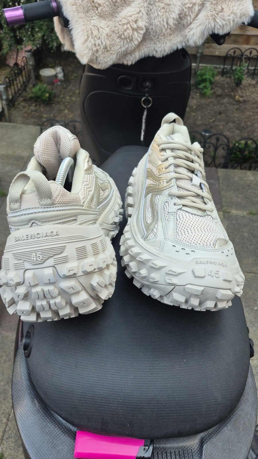 Balenciaga Defender Sneakers Maat 45, Kleding | Heren, Schoenen, Ophalen of Verzenden, Zo goed als nieuw, Zwart