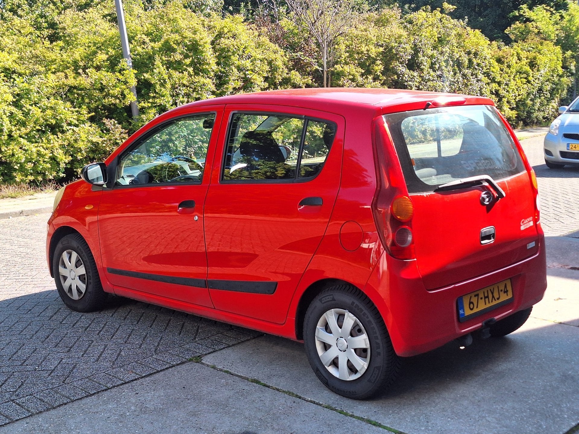 Daihatsu Cuore €1150,-1.0 Trend Aircondition Apk 03/2027, Voorwielaandrijving, Stof, 18 €/maand, 4 stoelen