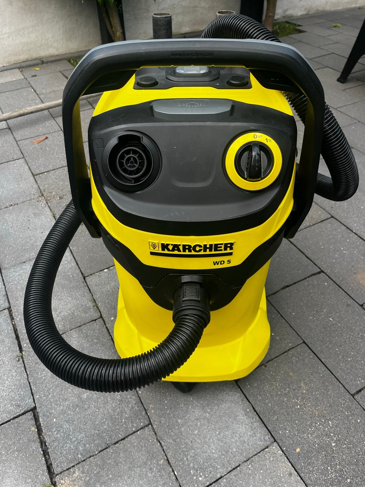 Kärcher WD 5 Industriële Stofzuiger - Gebruikt, Ophalen, Inclusief accessoires, Gebruikt, Kärcher