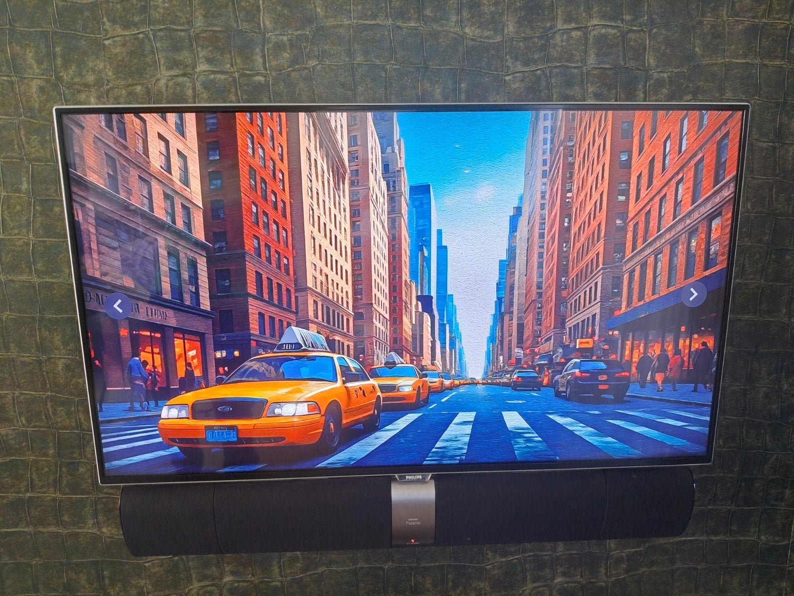 Philips 49PUS7170 4K driezijdig Ambilight TV, Ophalen, Philips, 50 Hz, 100 cm of meer