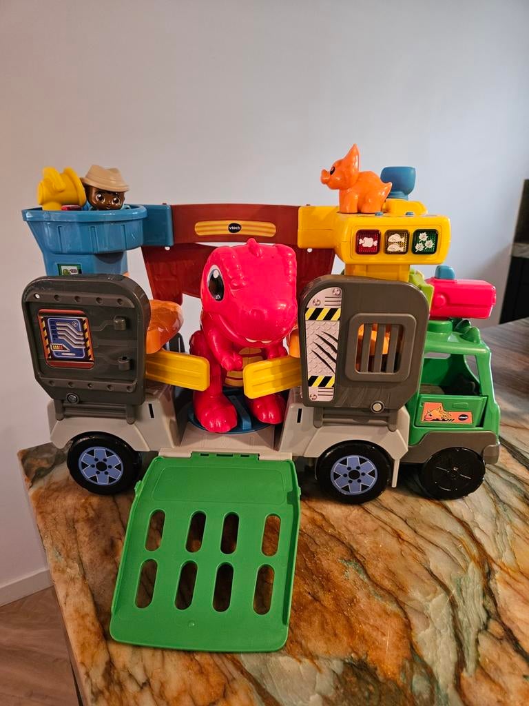 Vtech Dino Auto, Ophalen, Zo goed als nieuw