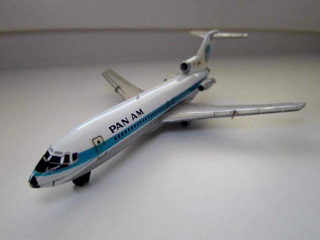 Aero Mini 1/400 Die-cast Boeing 727-100 Pan Am, Verzenden, Gebruikt, Schaalmodel