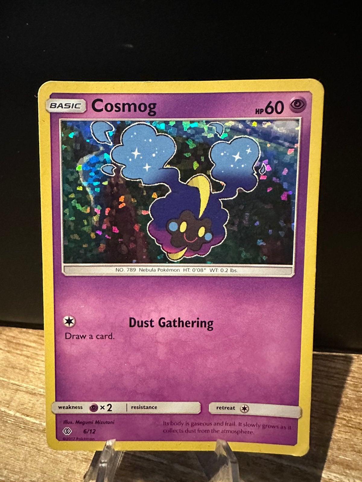 Pokemon promo mcdonalds cosmog holo 6/12, Ophalen of Verzenden, Zo goed als nieuw