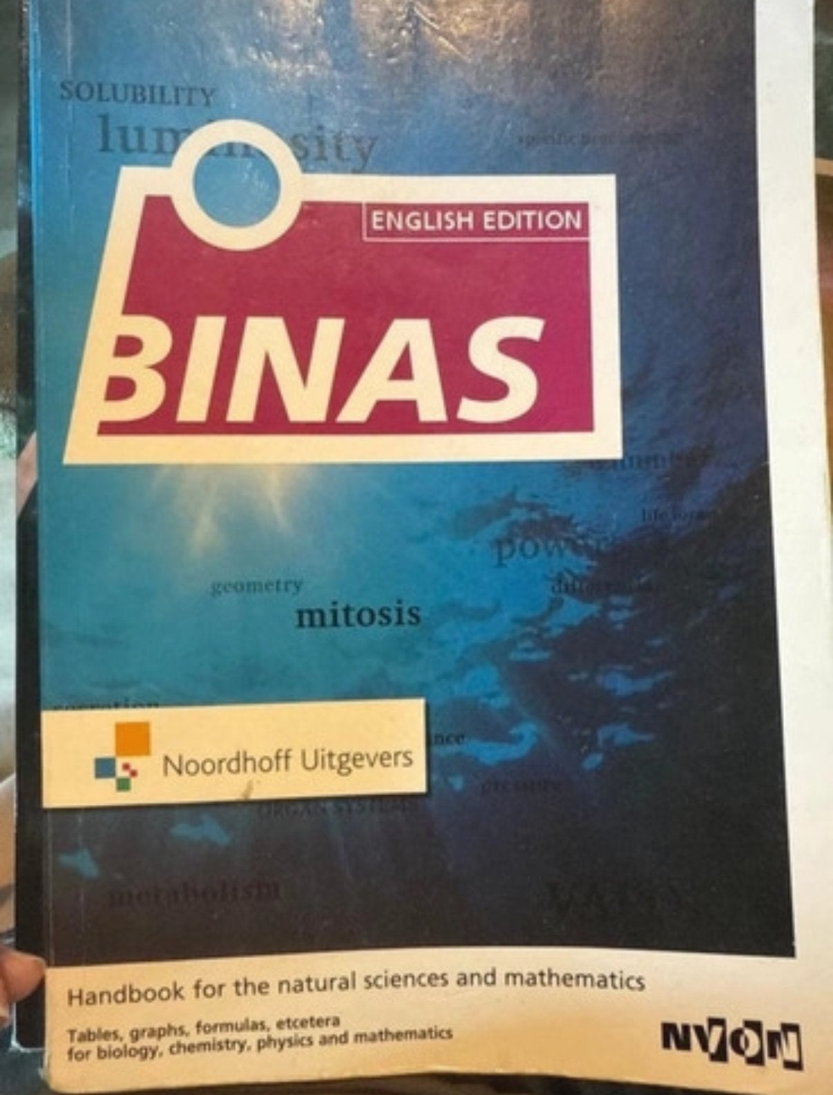 BINAS Engelse 7e English version binas, Boeken, Ophalen of Verzenden, Beta, Gelezen, HBO