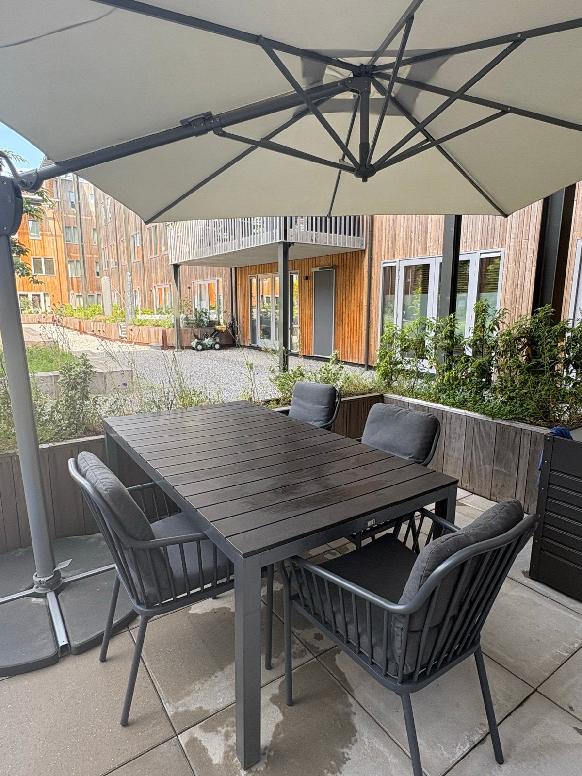 Bellagio Tuintafel (zonder stoelen) - Zo goed als nieuw, Ophalen, Zo goed als nieuw, Rechthoekig, Aluminium