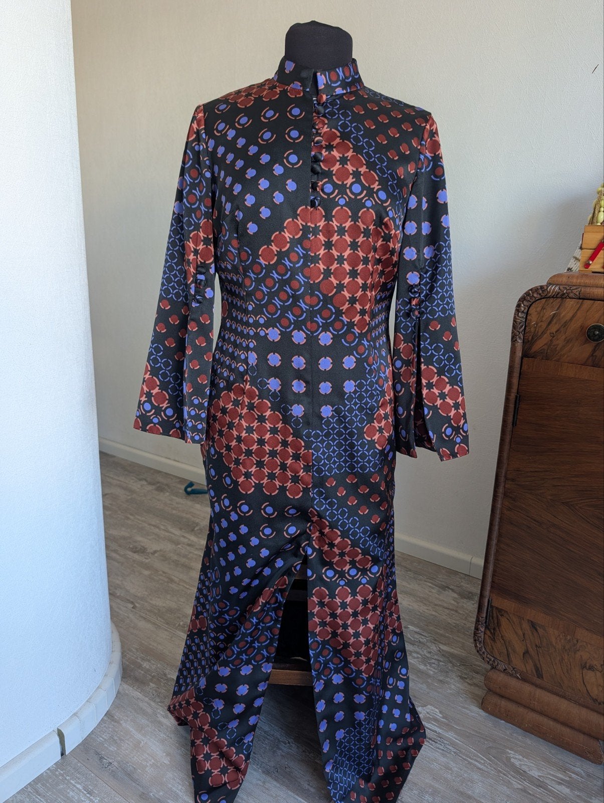Vintage maxi jurk, Kleding | Dames, Ophalen of Verzenden, Zo goed als nieuw