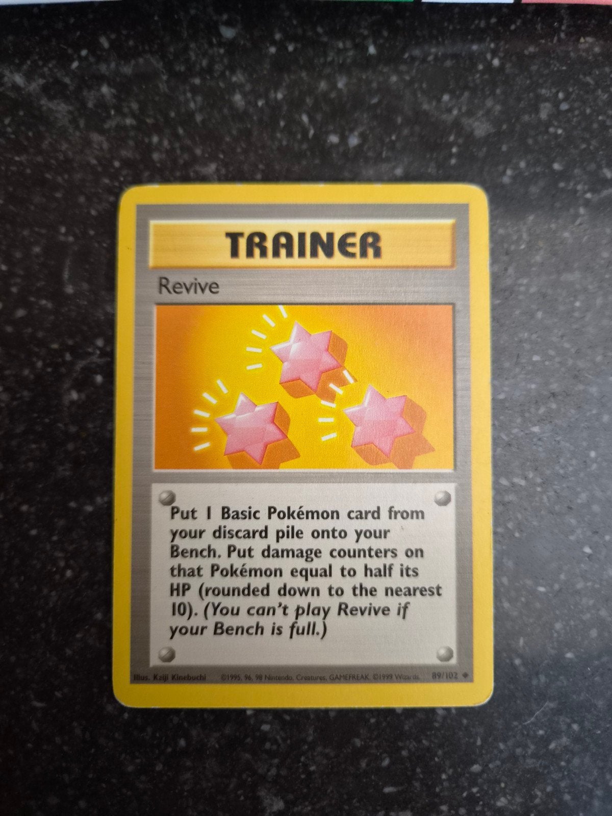Pokémon Trainer Kaart - Revive (1999), Ophalen of Verzenden, Gebruikt, Losse kaart