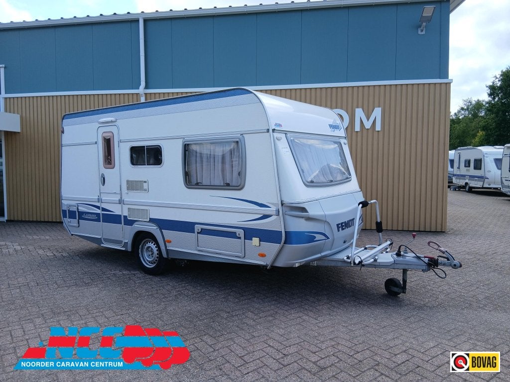 Fendt Saphir 420 QF VERKOCHT, Caravans en Kamperen, Caravans, Treinzit, 750 - 1000 kg, Schokbreker, Tot en met 4