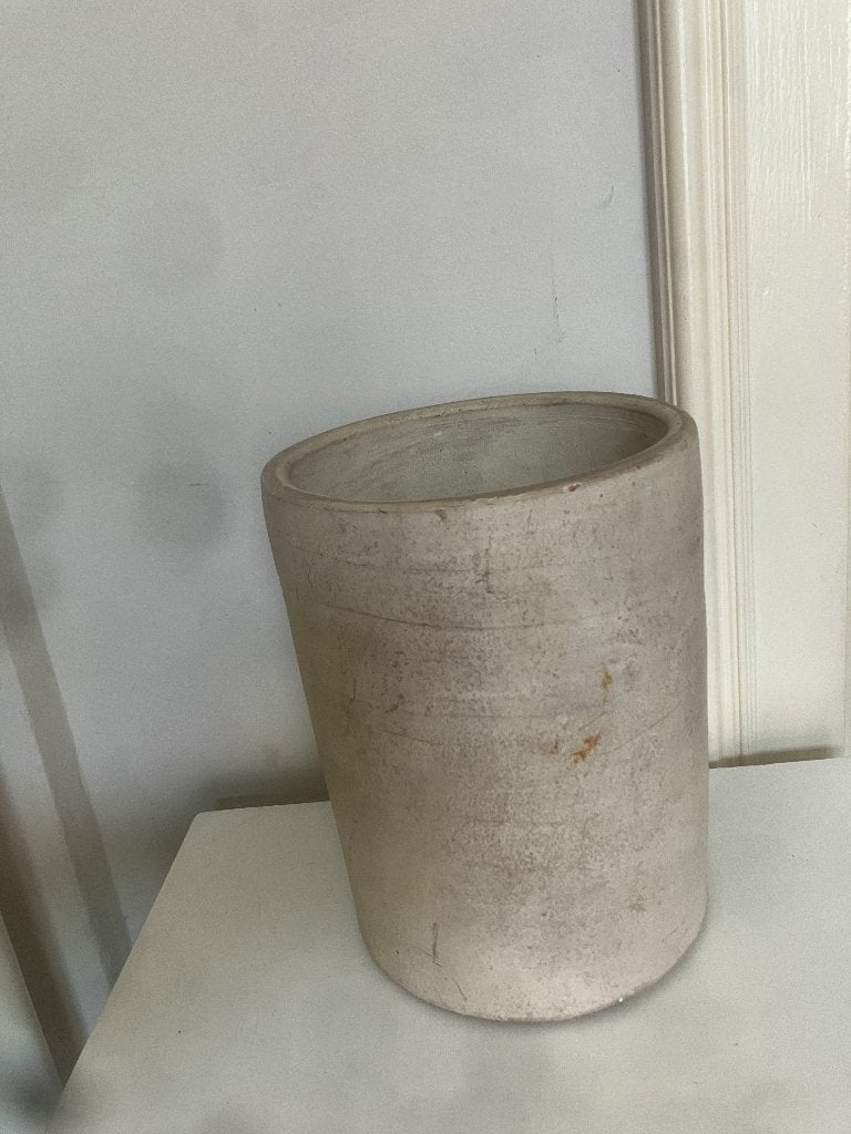 Grote Karaktervolle Grespot / Landelijke Kruik met Patina, 25 tot 40 cm, Gebruikt, Rond, Ophalen of Verzenden