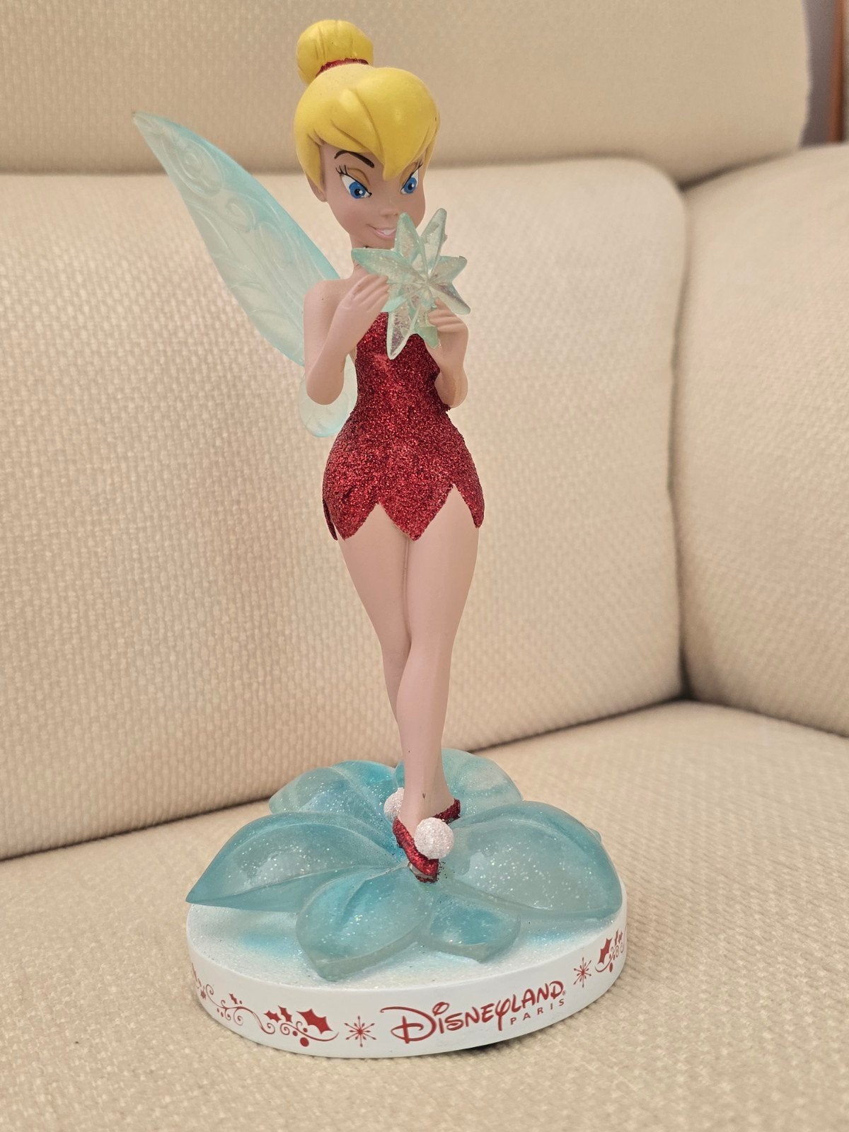Tinkerbell beeld Kersteditie, Ophalen of Verzenden, Overige figuren, Zo goed als nieuw, Beeldje of Figuurtje