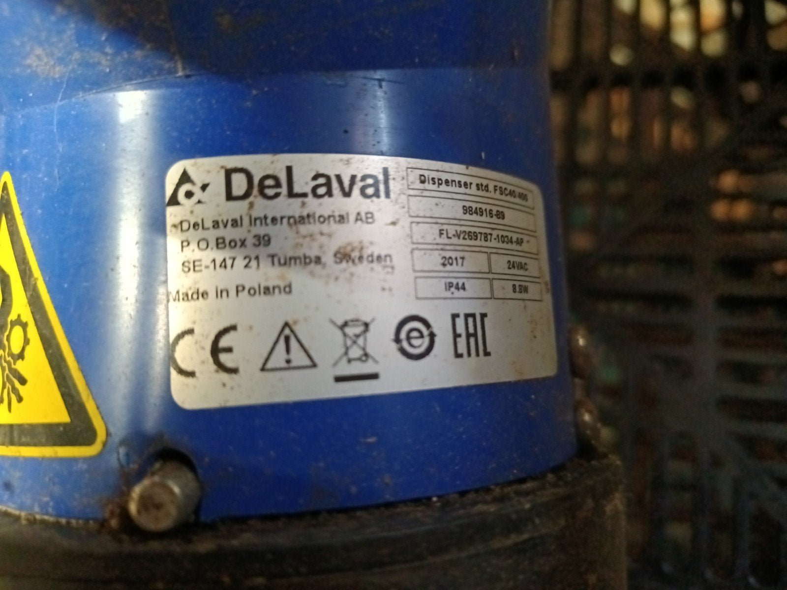 Delaval voermotoren voor krachtvoerbox, 100 liter of meer, Ophalen, Minder dan 200 liter/min
