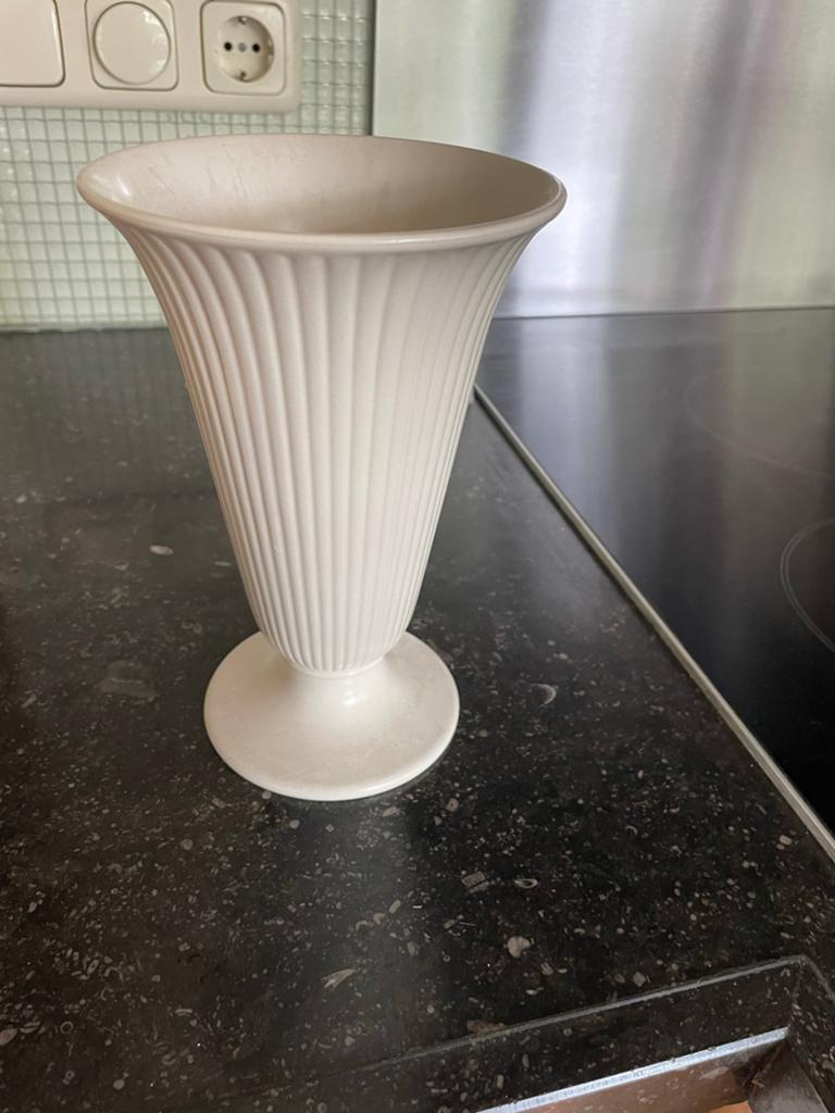 Vintage Wedgwood Etruria & Barlaston Vaas - Crème, Antiek en Kunst, Ophalen