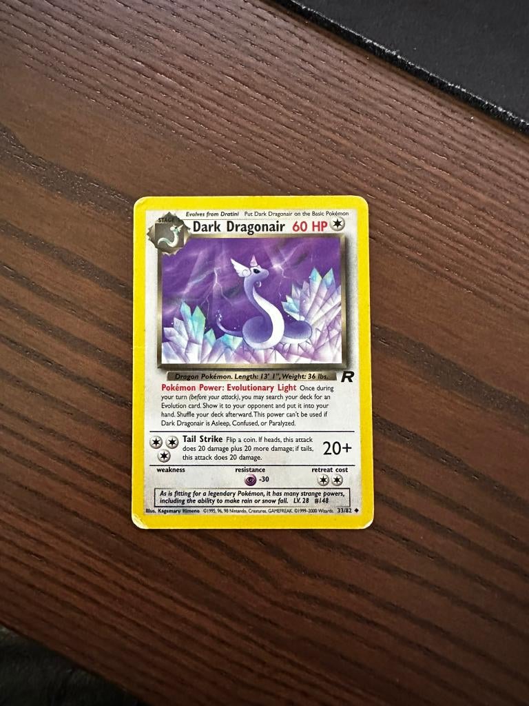 dark dragonair 33/82, Ophalen, Gebruikt, Losse kaart