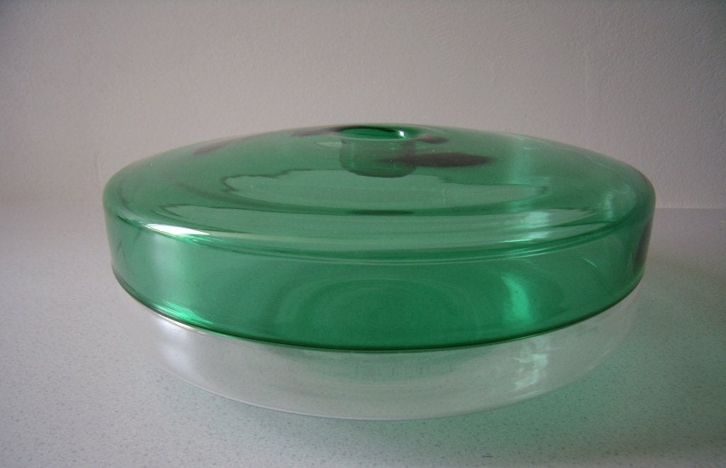 Glazen koekjestrommel van Floris Meydam, 1953, Antiek en Kunst, Ophalen