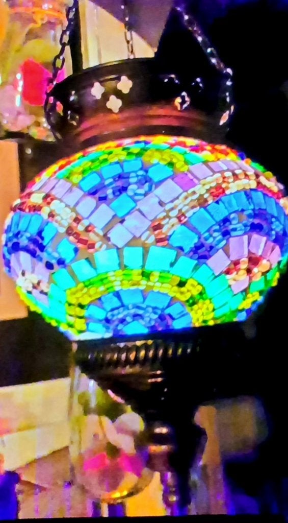 Oosterse lamp, Ophalen of Verzenden, Zo goed als nieuw, Metaal, Oosters