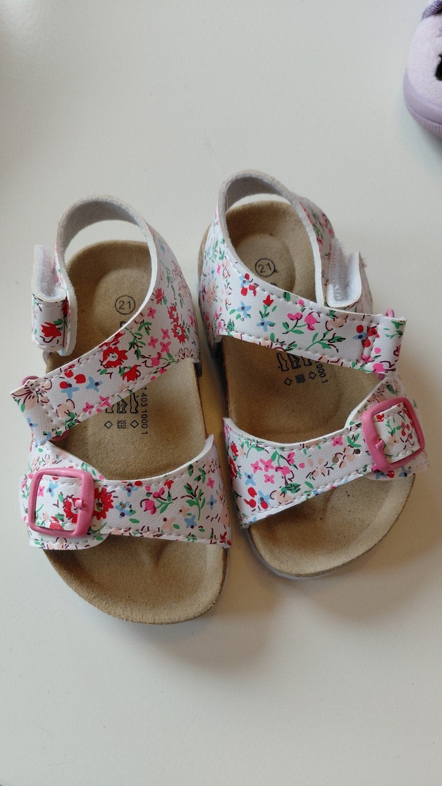 sandalen met bloemprint maat 21, Ophalen, Meisje, Overige typen, Nieuw